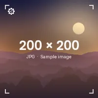JPG sample: 200 × 200