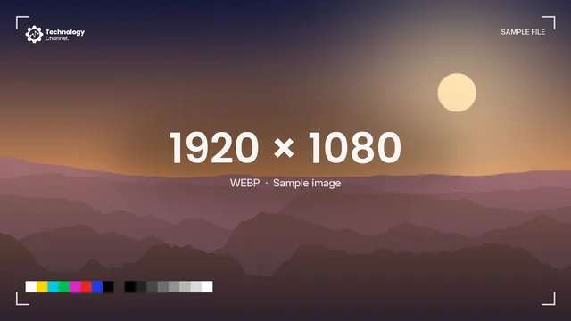 WebP sample: 1920 × 1080