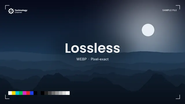 WebP sample: Lossless